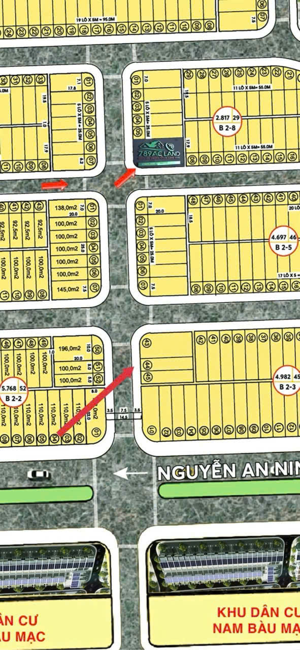 CHÀO Bán đất đường Bàu Mạc 22 - Liên Chiểu, Đà Nẵng<br>- DTĐ: 100m2 ngang 5  , lô sạch đẹp - Ảnh chính